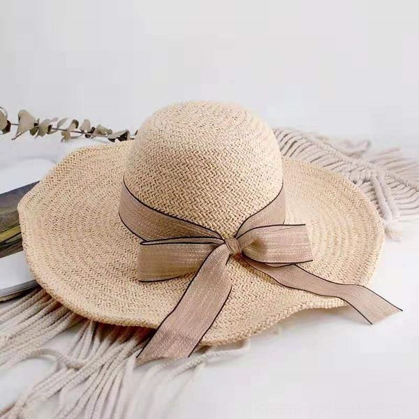 

leisure beach children's summer straw beach lafite sun straw hat sun hat travel big brim, Blue;gray