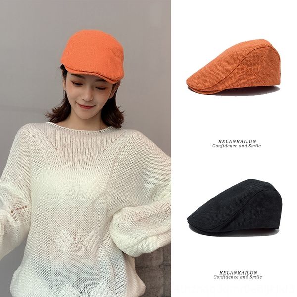 

xzjju all-match forward british casual short eaves female summer yuppie street berley painter hua jia mao hua jia mao cornice cap painter ca, Blue;gray