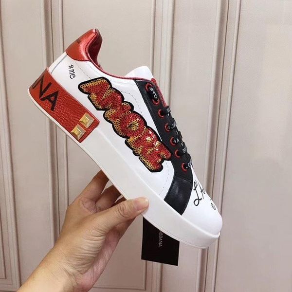 

2020e luxury design leather printed rubber bottom fashion sneakers all-match breathable mens casual shoes mens banquet shoes size: 38-45, Black