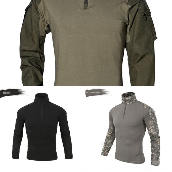 

outdoor training camouflage clothes frog clothes clothing cs training frog suit multicolor long sleeve sports camouflage top, Gray;blue
