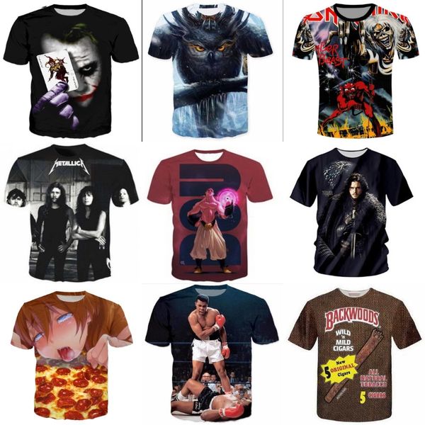 

fasion men & women couples t sirt summer swag oversized t-sirt ip-op streetwear sort sleeve tees multi-color mx200611#519, White;black