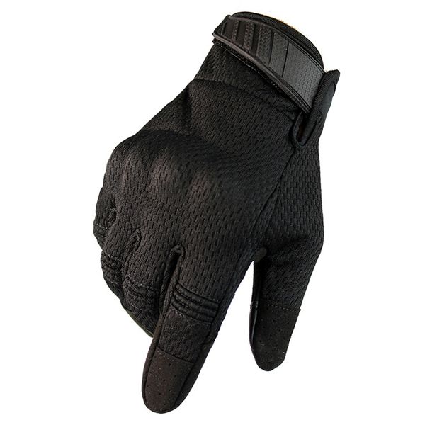 

motorcycle gloves summer breathable tactical full finger moto gloves touchscreen motocross motorbike riding cycling biker gloves, Silver