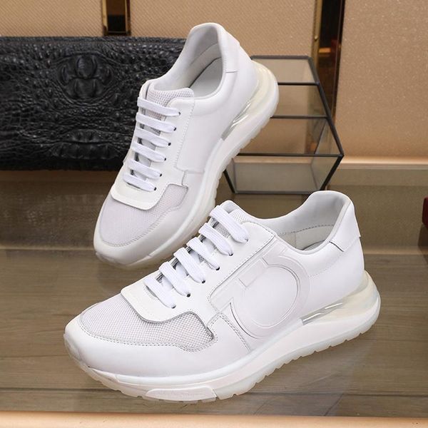 

new arrival mens shoes autumn and winter chunky sneakers lighweight low plus size lace -up men shoes zapatillas hombre, Black
