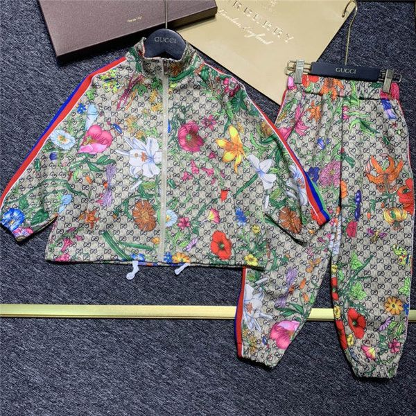 

2021 kids clothing sets trendy printing boys tracksuits fashion letter jackets + joggers casual active sweatshirt kids clothes, Gray