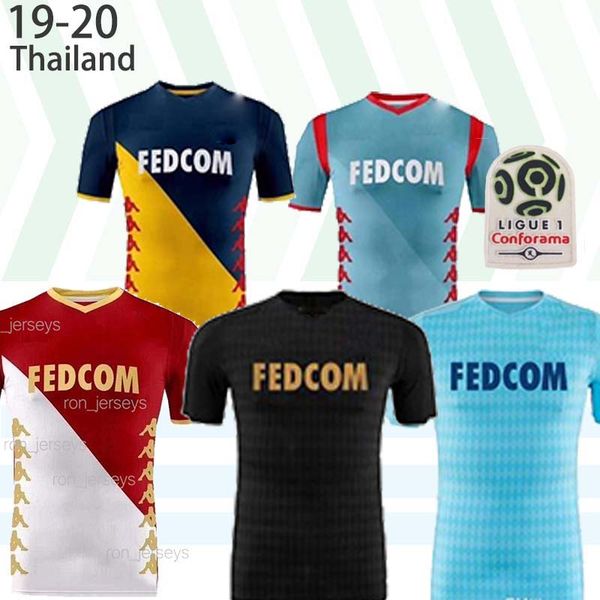 

монако ben yedder ђбол джеѬи йовеи golovin 19 20 майо-де-ђового flocage оѬа ђбола Ѭђб, Black;yellow