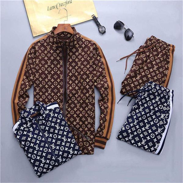 

20ss zipper jacket sweatshirt suit zipper hooded jacket embroidery pants outwear pants men women sport wear mens designers tracksuits, Gray