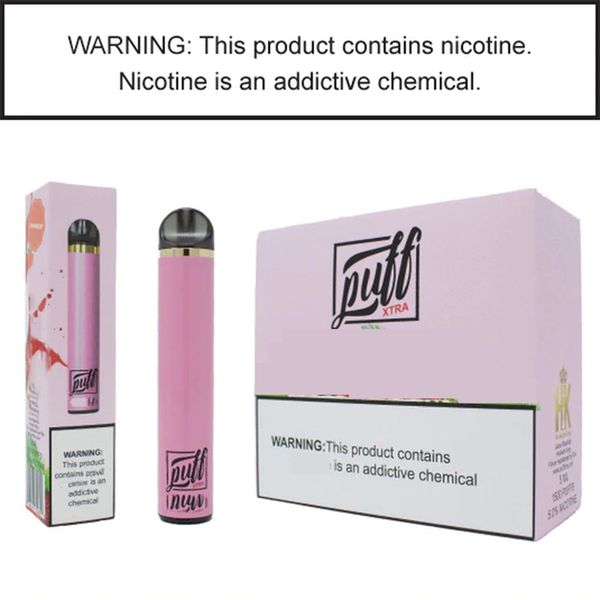 

Батарея Puff Xtra Одноразовый Vape Pen 16350 1500puffs Предварительно заполненные 5,0 мл картриджей Тележки стручки Starter Kits Испаритель PK Mr пара Puff плюс