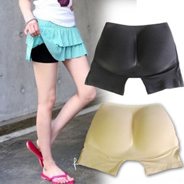 

q2zuw women's hip-lifting hip-lifting hip-plump hip pad underwear one-piece breathable seamless underwear anti-exposure fake hip butt p, Black;white