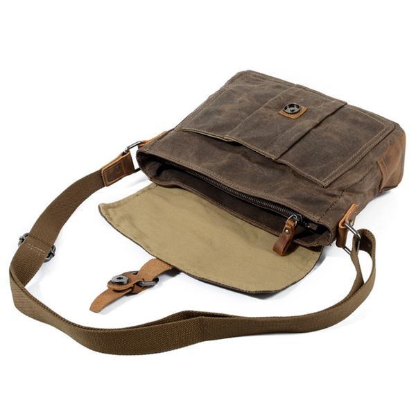 

crossbody men's shoulder bag waterproof canvas bag men's casual messenger
