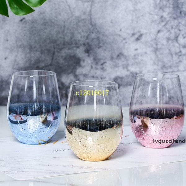 

ins nordic star glass water cup household big belly milk juice cup