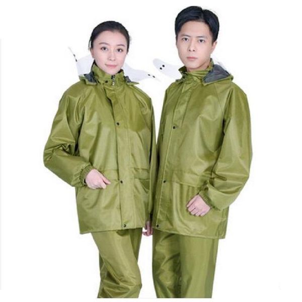 

waterproof raincoat rain pants women men jacket set adults motorcycle hiking rain coat electrombile raincoat hiking 60yy054, Red;brown