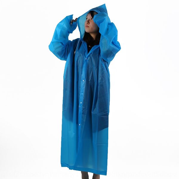 

wjkgf нового утолщенного одноразовых cpe дождь доказательства взрослые дождевик с пряжкой новых утолщенным одноразовыми веревочной защитой о, Black