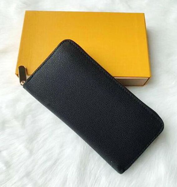 

5a men famous single zippy wallet womens handbags purses clutch wallets leather purse card holder vintage brown print flowers clutch, Red;black