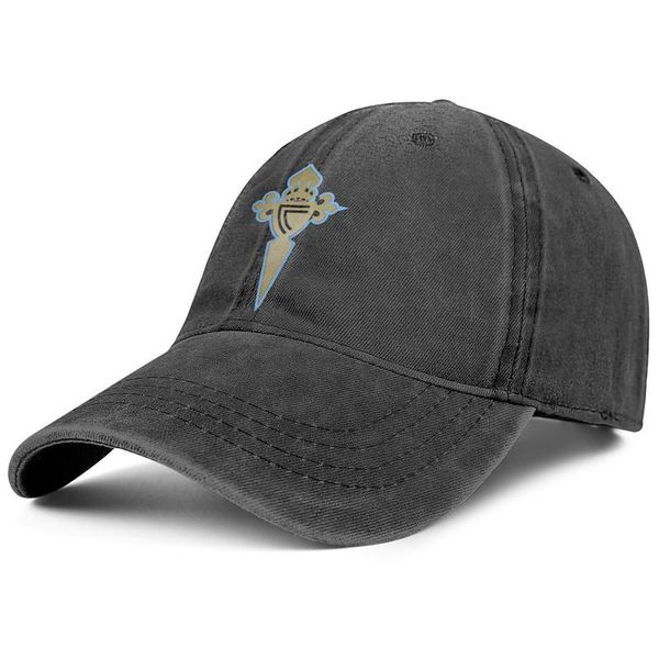 

stylish rc celta de vigo celestes golden series denim baseball cap golf personalized hats flag label flash gold gay pride rainbow, Blue;gray