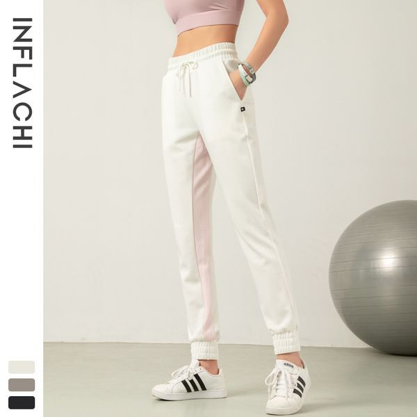 

loose yoga pants women stretch sport running trousers quick dry fitness pants female yoga wide leg breathable, White;red