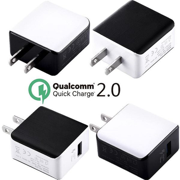 

wall charger quick us ac home power adapter 5v 2.5a 9v 1.8a qc 2.0 adaptor for iphone 5 6 6s 7 plus for samsung s6 s7 s8 note 4 5
