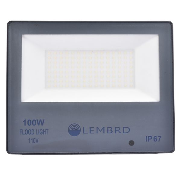 

100W Flood Light Cold White Glass Model and Low Power Gardens, Courtyards, Warehouses, Garages, Factory Workshops LED Lamp