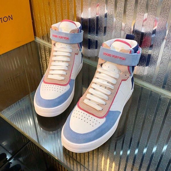 

дорогие мужчины повседневной обувь середины верхние, мужская шнуровка кроссовок дышащей обуви высокого качества мужского баскетбол спортивна, Black