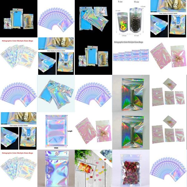 

41x59in small resealable plastic bags holographic resealable bags translucent pouches designs rings packaging bag zki4v sweet07 lorji