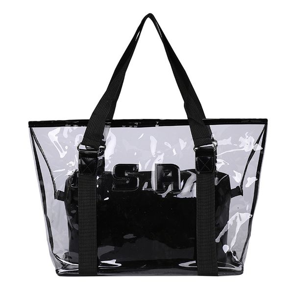 

european and american fashion waterproof pvc jelly bag transparent bag 2020 popular crystal bag