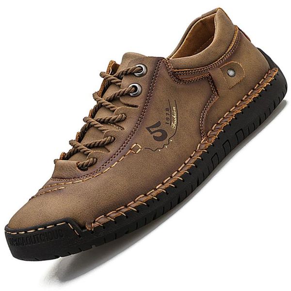 

fashion men's brown casual shoes punk style trendy casual shoes suture rivet wear-resistant waterproof, Black