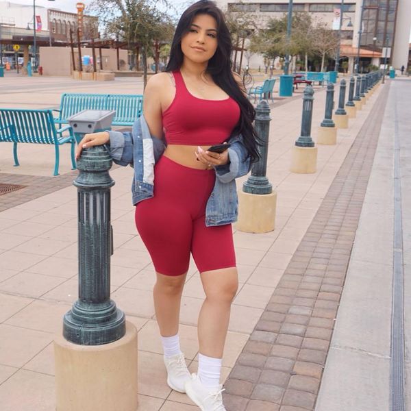 

женской casual 2 шт нарядов solid color sexy рукава u шеи crop top футболка bodycon шорты комплект sport party club, White
