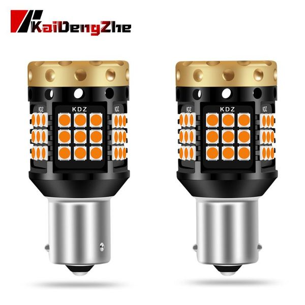 

super bright turn signal light error built in canbus anti hyper flash 12-30v 1156 ba15s bau15s 3030 45smd led bulb 1850lm