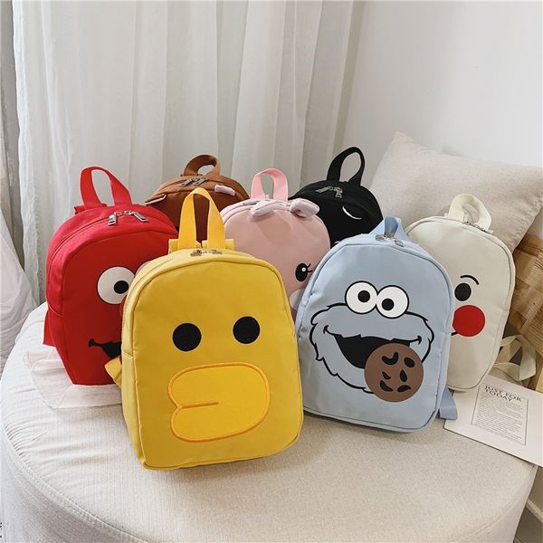 

cartoon children's schoolbag cute cartoon kindergarten yellow duck baby portable mini bag backpack backpack backpack