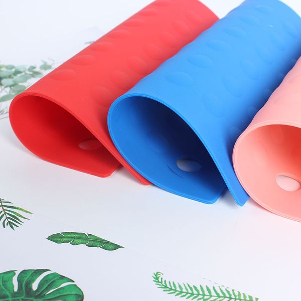 

solid color pad silicone placemat bump heat insulation table mat hang soup baking non slip kitchen tools sale 3hs d2
