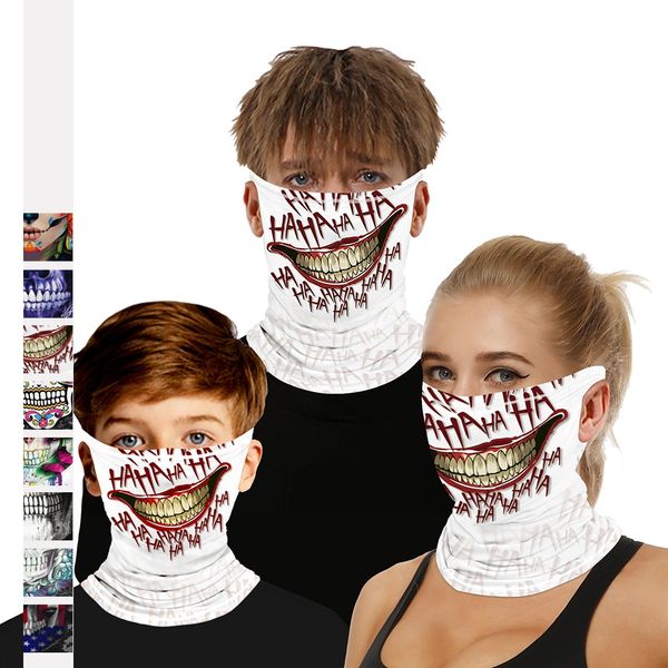 

kwj7d skull printing outdoor riding ear mask digitalbreathable magic parent-child clothing skull printing outdoor riding ear mask scarf digi, Black