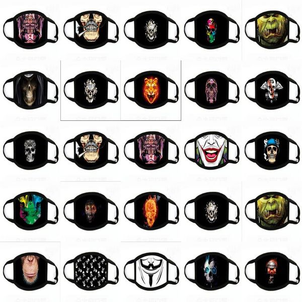 

funny face masks tapabocas designer face masks costumes for halloween cosplay tzhzm xhlove, Black