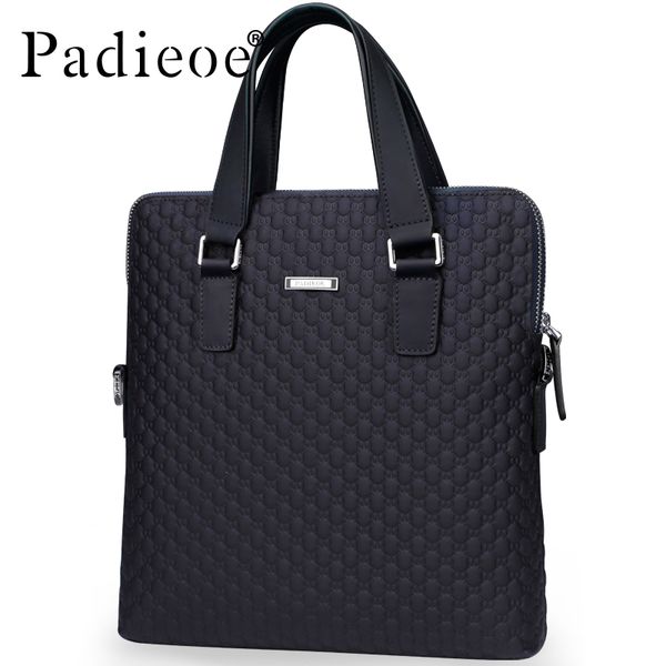 

padieoe men bag briefcase leather a4 bag messenger handbag purses jobs genuine leather