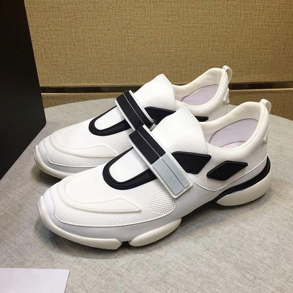 

fashion classic cloudbust sneakers mens shoes vintage chunky sneakers hook &loop sports casual men shoes chaussures de sport pour hommes, Black