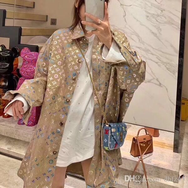 

cotton jacquard technology loose shirt, fashion sun - resistant trench coat, White