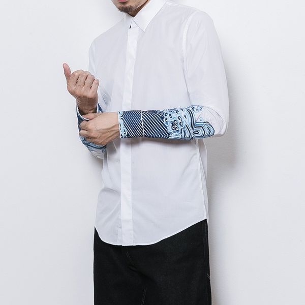 

traditional chinese clothing for men male chinese mandarin collar shirt blouse wushu outfit linen shirt ta344, Red