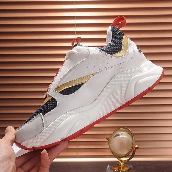 

b22 sneaker men 's shoes sale breathable fashion autumn and winter plus size footwears lace -up low sports mens shoes with origin