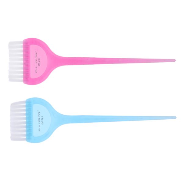 

2pcs plastic pro salon hair dyeing brush comb tools for hair tint coloring, Silver