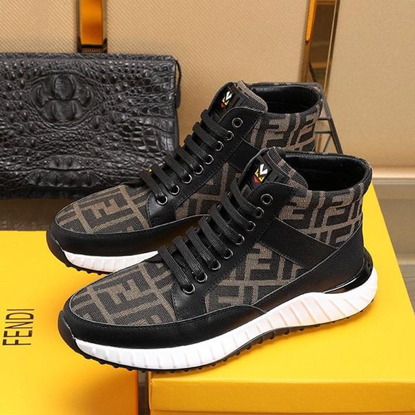 

new mens shoes fashion comfortable autumn and winter footwears high lace -up plus size sports men boots scarpe da uomo di l, Black