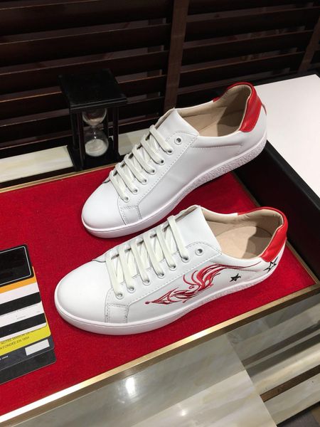 

2020-2019k luxury custom leather men's outdoor casual shoes, fashion wild sports shoes, original box packaging, size: 38-4