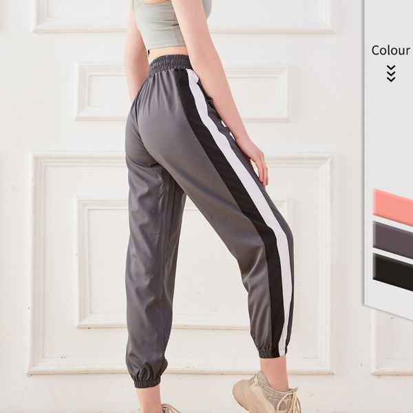 

женщины new yoga спорт танцевальные брюки quick dry дышащий бег женский спортивная эластичный фитнес спортивное сыпучие gym брюки, White;red