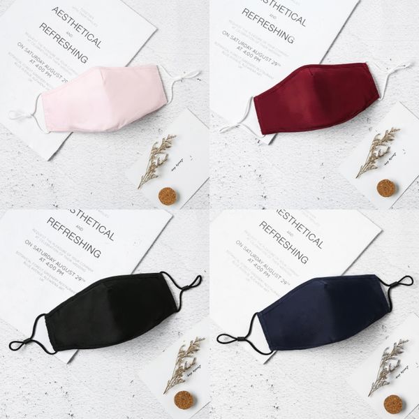 

2020 english alphabet printing face mask dust mask washable reusable designer printed mask 6 styles t2i51044 #660#423#854, Black