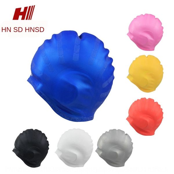 

silicone ear protection men's and women's long hair waterproof silicone swimming cap professional comfortable fashion swimming cap