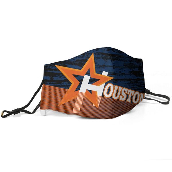 

women men face mask dust mask muffle-orange-stars-blue background printed with adjustable ear hook mas, Silver