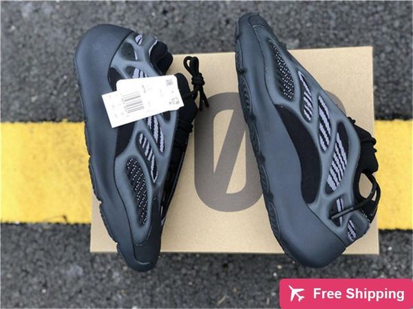 

new authentic boots 700 v3 alvah h67799 running shoes men women azael fw4980 glow in the dark kanye west sneakers with original box
