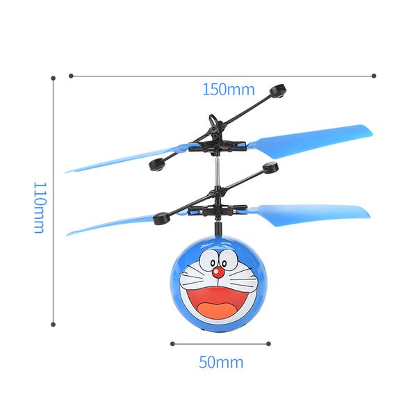 

intelligent induction aircraft children's toys cute small aircraft remote control toys can fly floating flying ball sense toys
