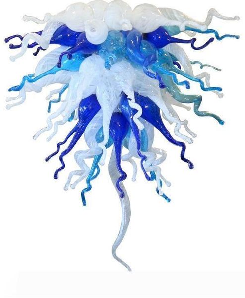 

new arrival elegant ceiling lamp 100% murano glass chain hanging chandelier with led bulbs