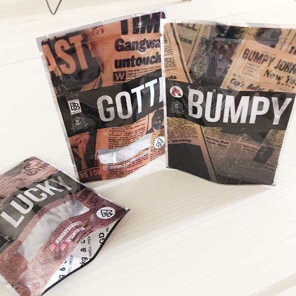 

Новое прибытие GOTTI LUCKY ухабистой Packbackboyz Сумка закрывающаяся молния Опломбированная свежесть цветы Защита от детей Новости бумаги упаковки майларовых мешков