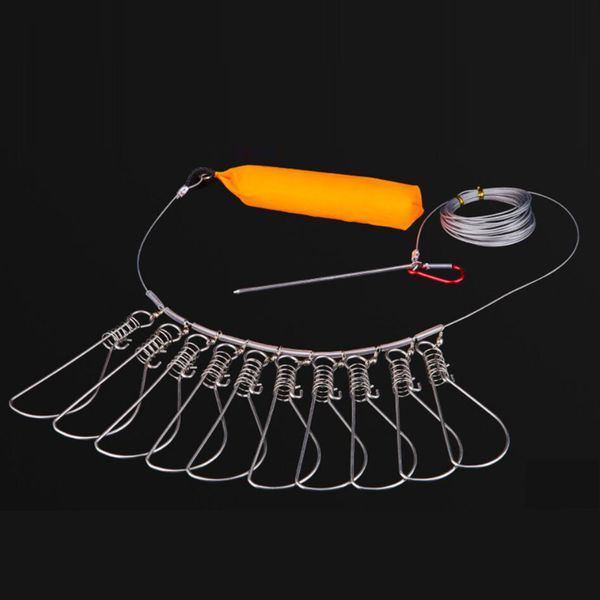 

6m fishing lock buckle live fish lock belt fishing stringer fishing tackle