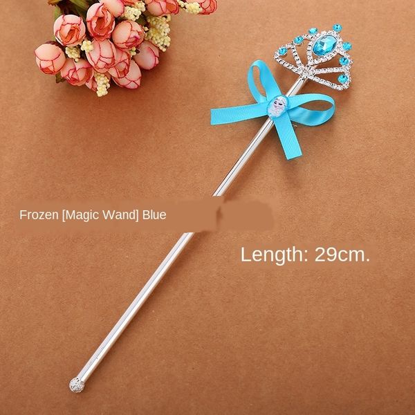 

children's accessories accessories crystal wand frozen princess magic wand sophia purple metal crown blue headdress new crystal, Slivery;white