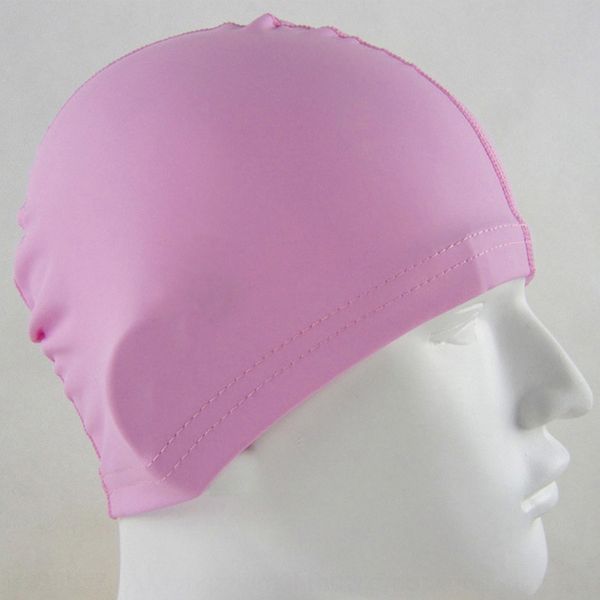 

mvj2m high elastic waterproof ear protection pu coated men's and women's swimming cap swimming cap long hair comfortable non-tight